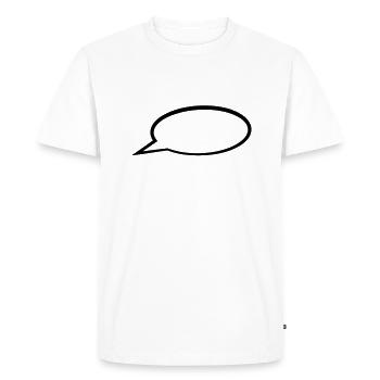 Ballon - T-shirt Premium bio Homme - blanc - Devant - Nico (187cm)