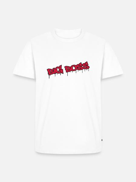 Big Boss - Men's Premium Organic T-Shirt - white