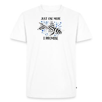 Poisson-chat Wels L46 - T-shirt Premium bio Homme - blanc - Devant - Nico (187cm)
