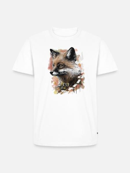 Pro Wildlife Fuchs - Männer Premium Bio T-Shirt - 