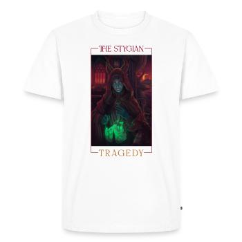 La tragédie stygienne - T-shirt Premium bio Homme - blanc - Devant - Nico (187cm)