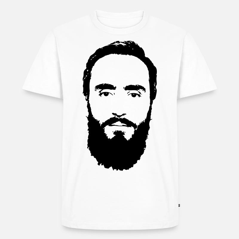 Dudaev Hero Logo - Männer Premium Bio T-Shirt - Weiß