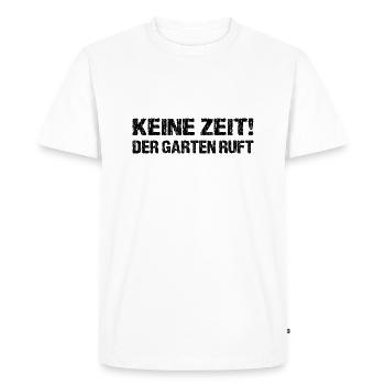 Jardin - T-shirt Premium bio Homme - blanc - Devant - Nico (187cm)