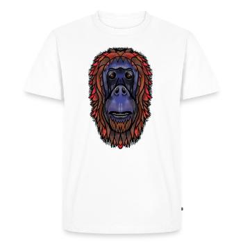 Butler by Jon Ball - Men's Premium Organic T-Shirt - white - Front - Nico (187cm)