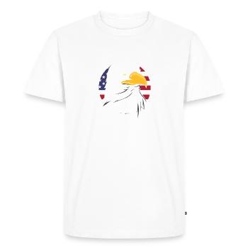 Detroit - T-shirt Premium bio Homme - blanc - Devant - Nico (187cm)