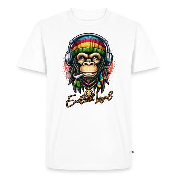 Finally legal in 2024 - Men's Premium Organic T-Shirt - white - Front - Nico (187cm)