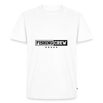 fishing crew - Men's Premium Organic T-Shirt - white - Front - Nico (187cm)
