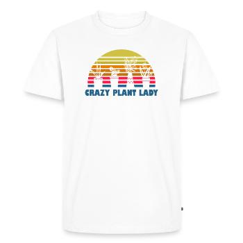 Plants Plant Lady - T-shirt Premium bio Homme - blanc - Devant - Nico (187cm)