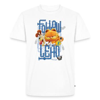 Garfield: Le Film Garfield Et Odie Follow My Lead - T-shirt Premium bio Homme - blanc - Devant - Nico (187cm)
