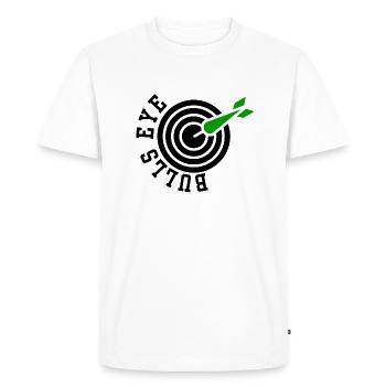 Bulls Eye Darts - Darts Players - Darts Fans - Darts - Men's Premium Organic T-Shirt - white - Front - Nico (187cm)
