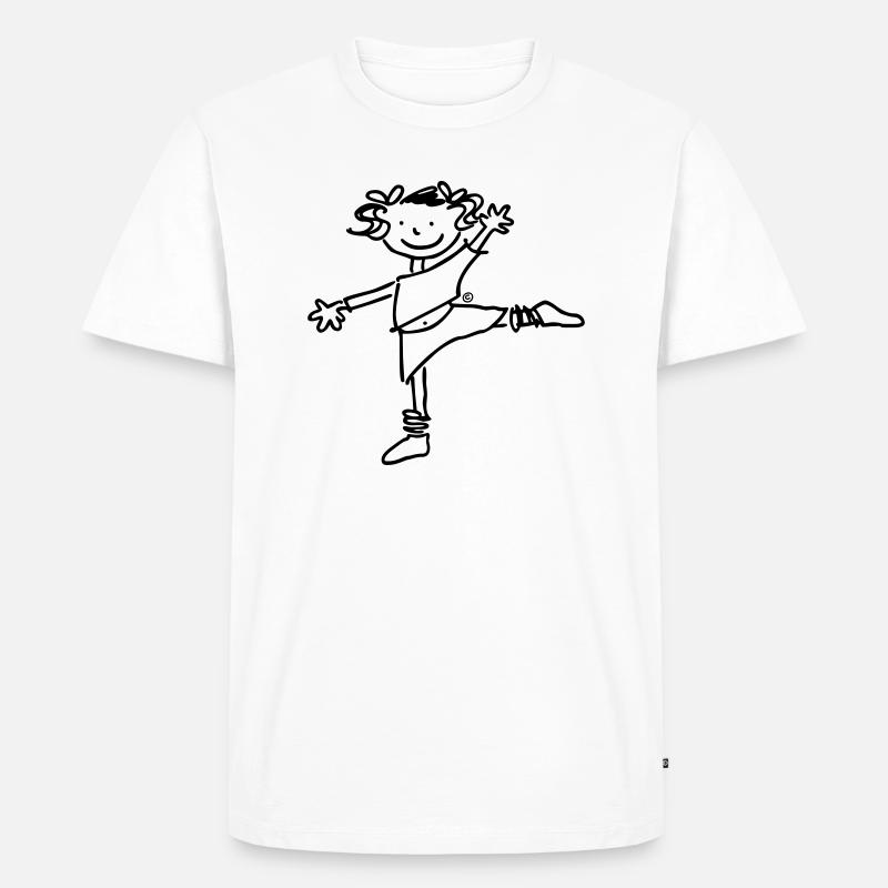 Einfach Arabesqua - Männer Premium Bio T-Shirt - Weiß