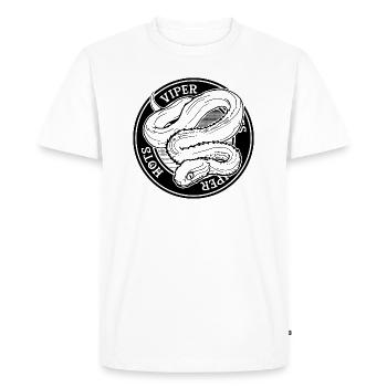 Pit Viper Venomous Snake Owner Reptile Keeper - Men's Premium Organic T-Shirt - white - Front - Nico (187cm)