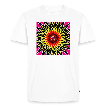 Never Ending - Men's Premium Organic T-Shirt - white - Front - Nico (187cm)