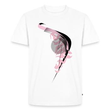 Dance of the Dragon - Men's Premium Organic T-Shirt - white - Front - Nico (187cm)
