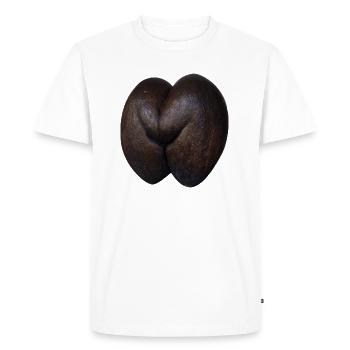 Coco de Mer Seychelles Booty Butt - Men's Premium Organic T-Shirt - white - Front - Nico (187cm)
