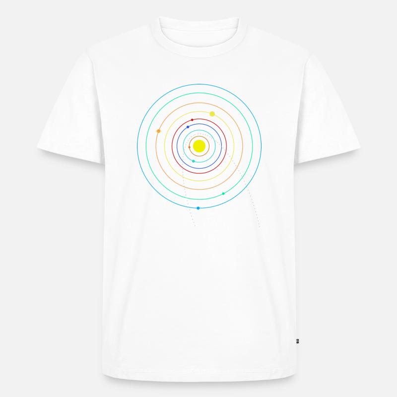 Système solaire avec comète - T-shirt Premium bio Homme - undefined