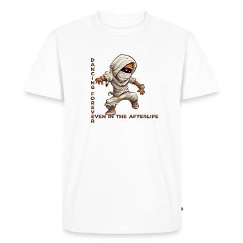 Dancing forever - Men's Premium Organic T-Shirt - white - Front - Nico (187cm)