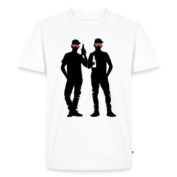 Team Party Group Celebrations Bachelor Party - Men's Premium Organic T-Shirt - white - Front - Nico (187cm)