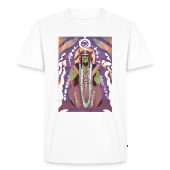 Harmonie avec la nature - T-shirt Premium bio Homme - blanc - Devant - Nico (187cm)