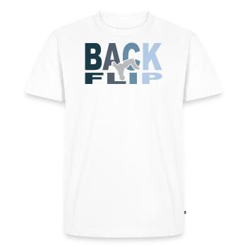 Backflip - T-shirt Premium bio Homme - blanc - Devant - Nico (187cm)