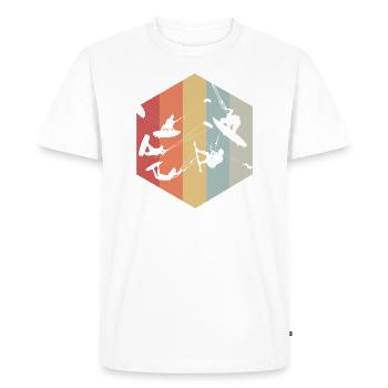 kitesurfing - T-shirt Premium bio Homme - blanc - Devant - Nico (187cm)