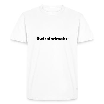 Nous sommes plus Chemnitz - T-shirt Premium bio Homme - blanc - Devant - Nico (187cm)