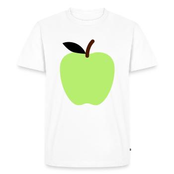 Apple Apple Gift - T-shirt Premium bio Homme - blanc - Devant - Nico (187cm)