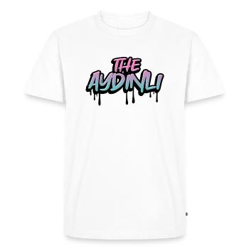 The Aydinli - Men's Premium Organic T-Shirt - white - Front - Nico (187cm)