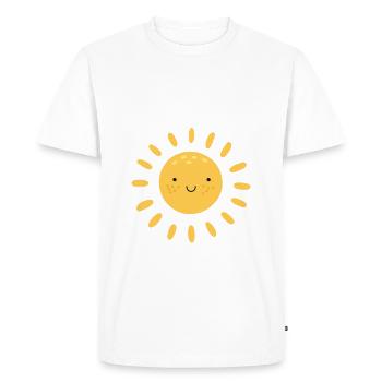 Caliente sun 3, hot summer - Men's Premium Organic T-Shirt - white - Front - Nico (187cm)