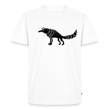 Loup - T-shirt Premium bio Homme - blanc - Devant - Nico (187cm)