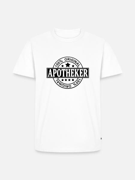 Apotheker - Männer Premium Bio T-Shirt - Weiß