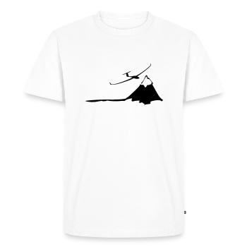 glider - T-shirt Premium bio Homme - blanc - Devant - Nico (187cm)