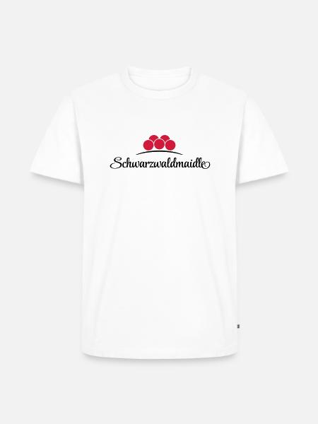 Schwarzwaldmaidle - Männer Premium Bio T-Shirt - Weiß