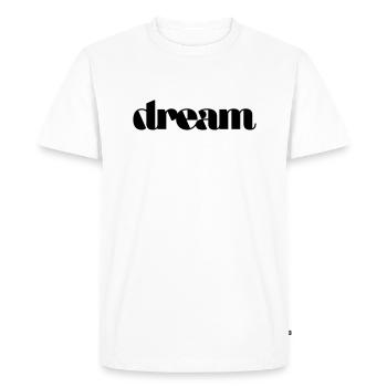 Rêve - T-shirt Premium bio Homme - blanc - Devant - Nico (187cm)