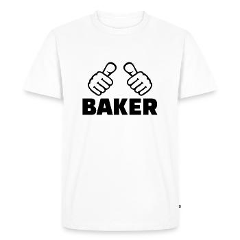 Boulanger - T-shirt Premium bio Homme - blanc - Devant - Nico (187cm)