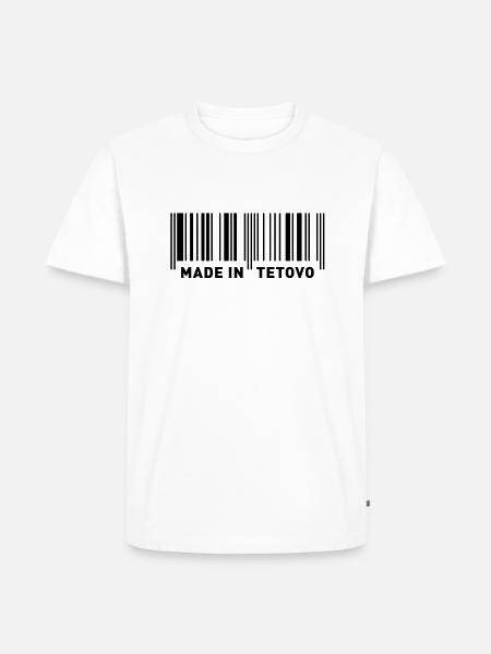 MADE IN TETOVO - Men's Premium Organic T-Shirt - white