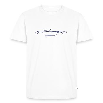 Shelby AC Cobra Sketch - Men's Premium Organic T-Shirt - white - Front - Nico (187cm)