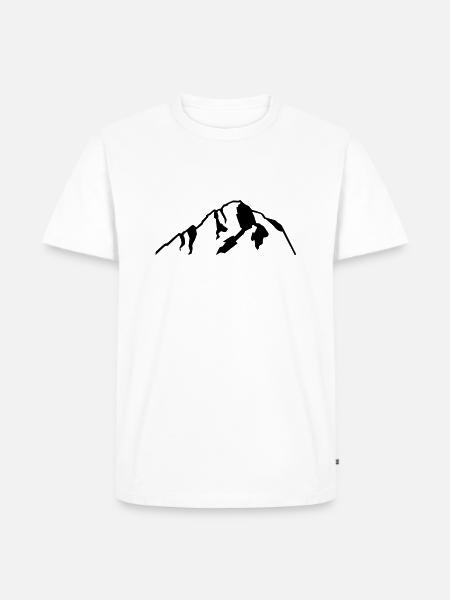Mont Blanc - Men's Premium Organic T-Shirt - white