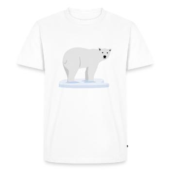 Polar Bear - T-shirt Premium bio Homme - blanc - Devant - Nico (187cm)