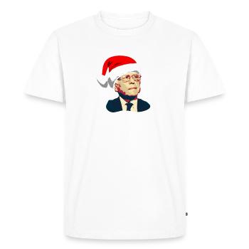 Bernie Christmas Bernie Sanders - Men's Premium Organic T-Shirt - white - Front - Nico (187cm)