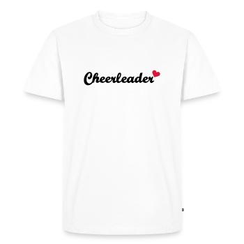 Cheerleader - T-shirt Premium bio Homme - blanc - Devant - Nico (187cm)