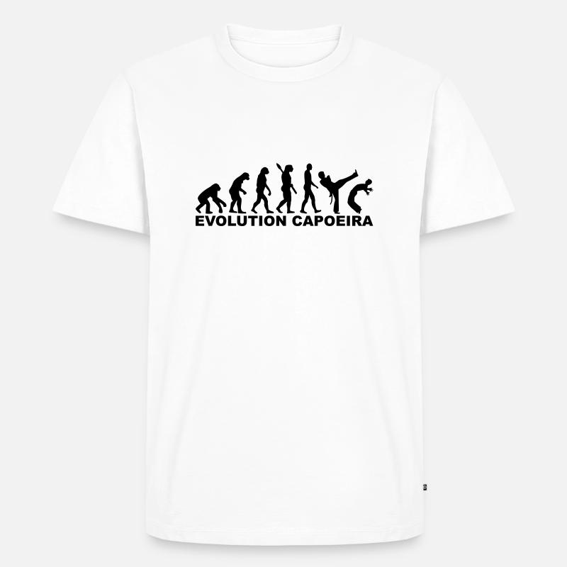 Capoeira - Männer Premium Bio T-Shirt - Weiß