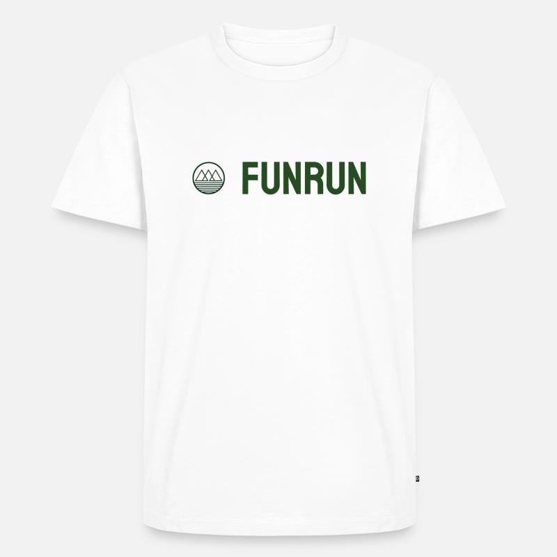 logo large - Männer Premium Bio T-Shirt - Weiß