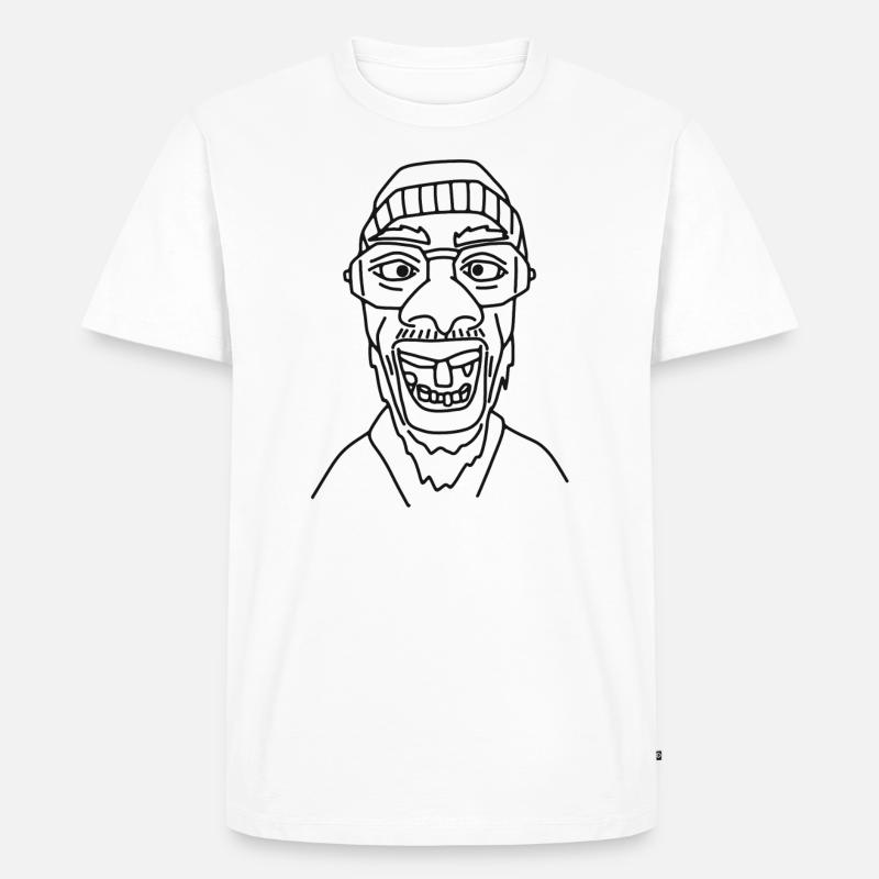 Cooler Typ - Männer Premium Bio T-Shirt - Weiß