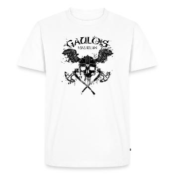 Gaulois Trash - T-shirt Premium bio Homme - blanc - Devant - Nico (187cm)