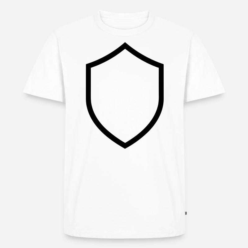 Schild - Männer Premium Bio T-Shirt - Weiß