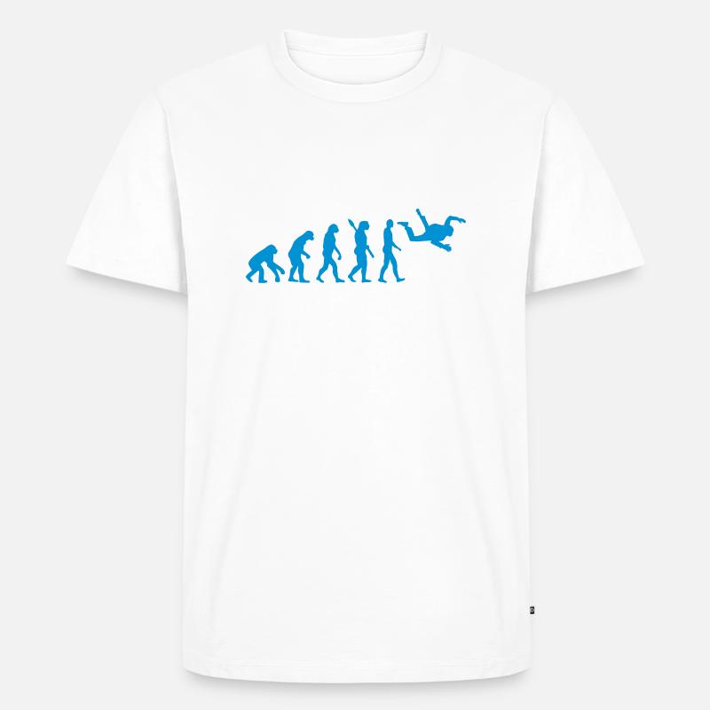 Evolution Skydiving - Men's Premium Organic T-Shirt - white