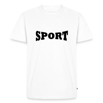 Logo du gouvernement canadien - T-shirt Premium bio Homme - blanc - Devant - Nico (187cm)