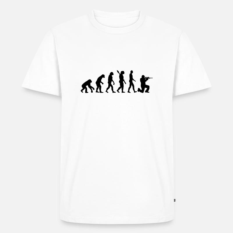 Evolution Airsoft - T-shirt Premium bio Homme - blanc