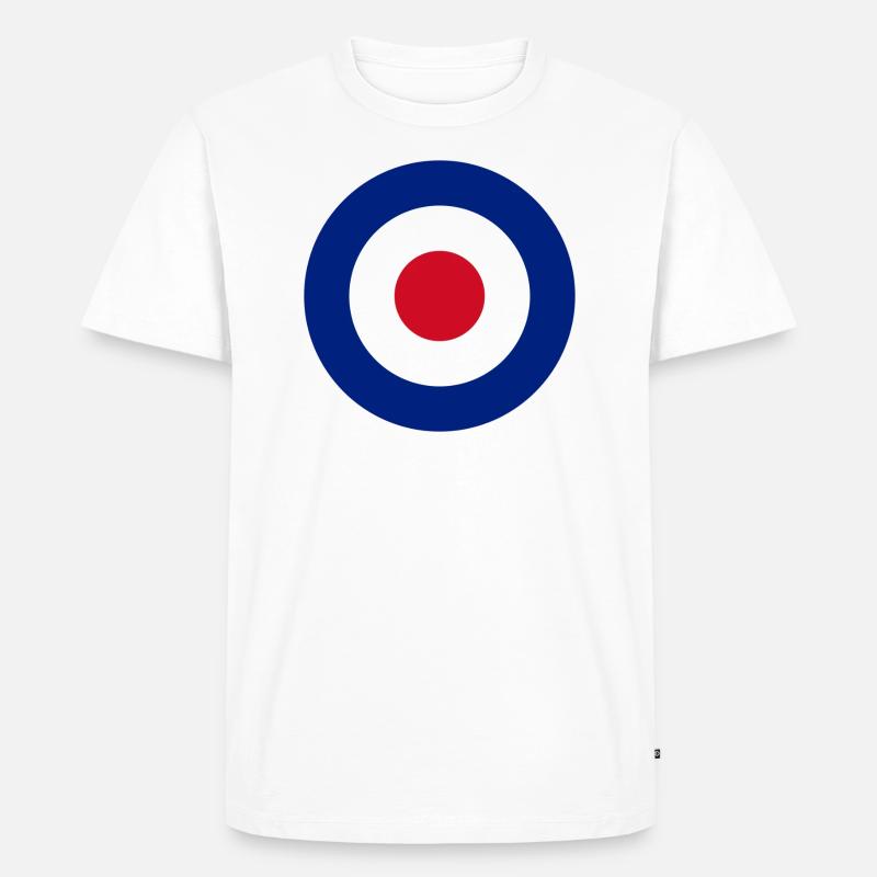 Mod Target - Randall Logo - Männer Premium Bio T-Shirt - Weiß